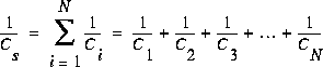 formule condensateur en série