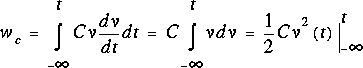 Énergie stockée
par un condensateur