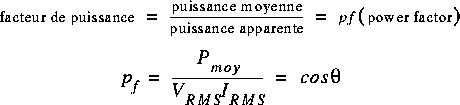 formule facteur de puissance